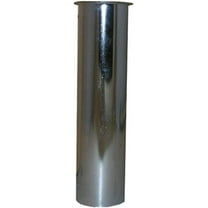 Lasco Fittings Brass Flanged Tailpiece - Chrome Plated, 22 Gauge - 1-1/2 In. x 6 In.