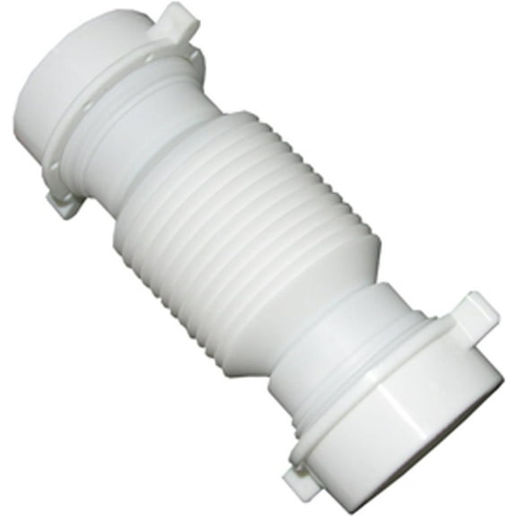 Lasco Fittings Slip Joint Coupling Flexible Tubular - Expandable - 1.5" White Plastic