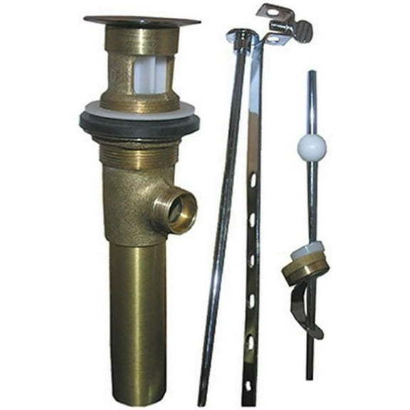 LASCO 03-4621 1-1/4-Inch Chrome Plated Brass Lavatory Pop Up Drain Assembly