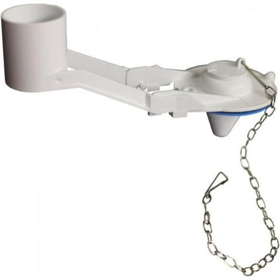 LASCO 04-1541 Coast Style Counter Balance Toilet Flapper with Stainless Steel Chain