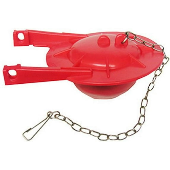 LASCO 04-2143 3-Inch Toto Style Toilet Flapper, Fits Many Manufacturers, Red Rubber, Carded