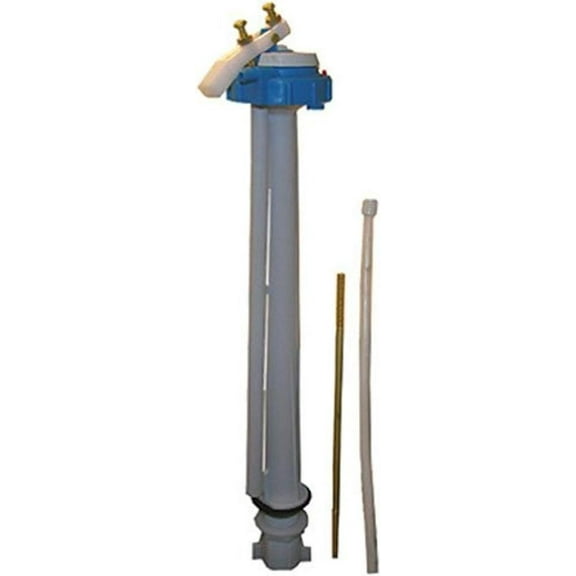 LASCO 04-4027 Toilet Ballcock with Anti-Syphon Plastic 12-Inch Fill Valve with Float Rod, Refill Tube and Nut