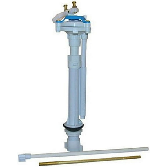 LASCO 04-4039 Toilet Ballcock with Anti-Syphon Plastic Adjustable 9-Inch to13-Inch Fill Valve with Float Rod, Refill Tube and Nut