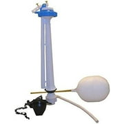 LASCO 04-4047 Toilet Ballcock with Anti-Syphon Plastic 8-1/2-Inch Fill Valve Kit with Float, Float Rod, Refill Tube, Flapper and Nut