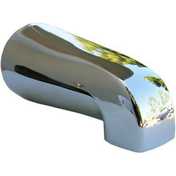 LASCO 08-1101 4 in 1 Fits Most Connection Bathtub Spout, Chrome Plated Finish