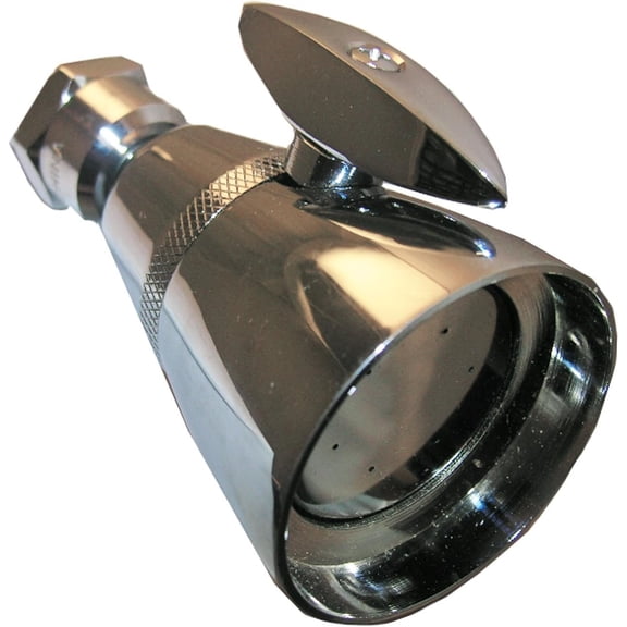 Lasco Fittings Showerhead 08-2303 Adjustable Spray - Chrome Plated Brass - 2-1/4-Inch Wall-Mount, Standard " Shower-Arm Connection