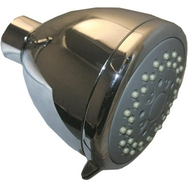 LASCO 08-2387 Shower Head with Three Function Massage, Chrome Plated