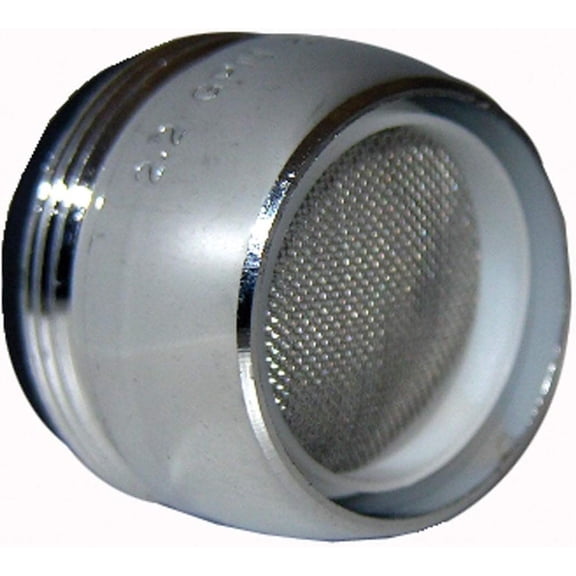LASCO 09-1151 Chrome Plated 2.2 GPM Small Male Thread Aerator