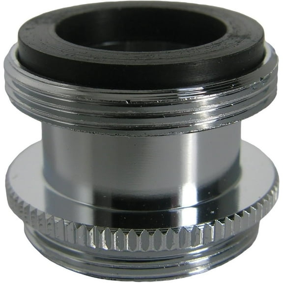 Lasco Fittings Faucet Adapter Male to Male Extra Long - Chrome Brass - Pack of 1