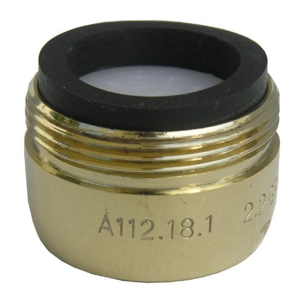 lasco 09-1983 small male faucet aerator with 13/16 x 27 thread, polished brass
