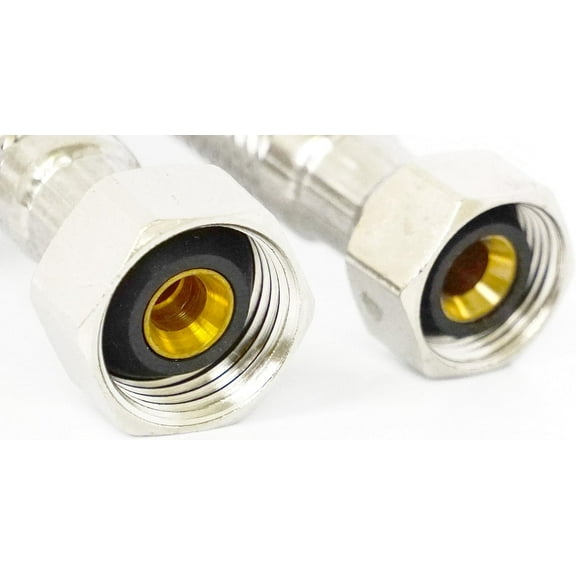 LASCO 10-0317 1/2-Inch Compression by 1/2-Inch IPS by 16-Inch Water Supply Connector