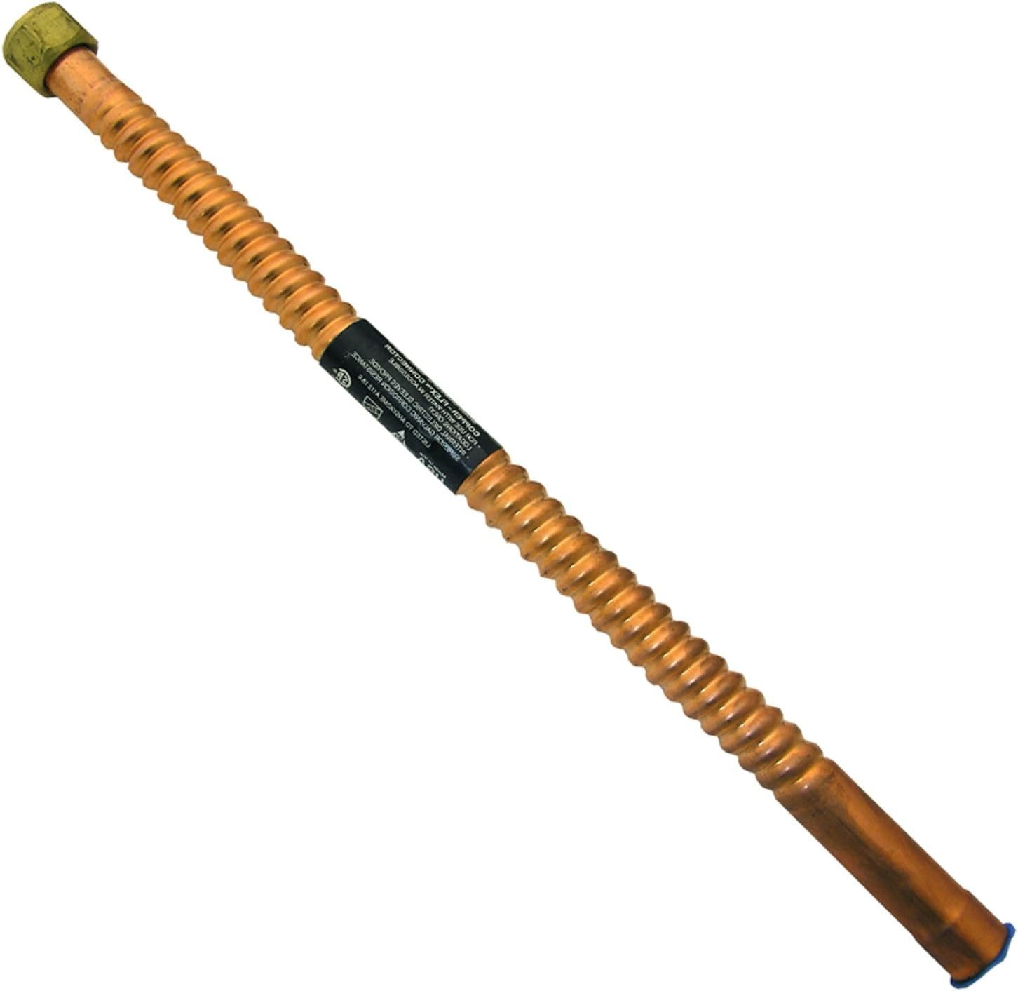 Lasco Fittings Water Heater Flex Connector - 3/4-Inch FIP, Corrugated Copper - 18-Inch