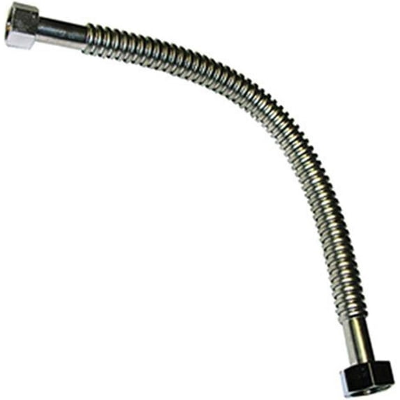 Lasco Fittings MagnaFlex Flexible Water Connector - 3/4" Female Pipe Thread - 15" Silver