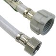 thumbnail image 1 of Lasco Fittings 1/2-Inch Female Pipe x Female Ballcock Plastic Nut - 12" Flex Vinyl Water Supply, 1 of 1