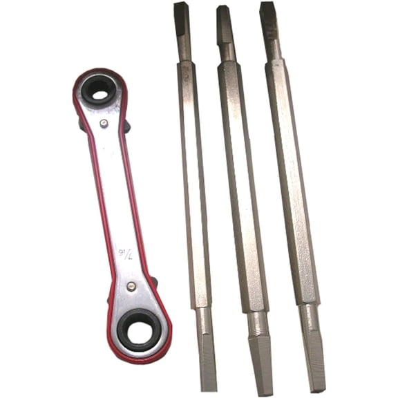 Lasco Fittings LASCO 13-2111 Metal Seat Removal Set, 3 Removal Tools, Plus Ratchet Residential Use, Standard Application
