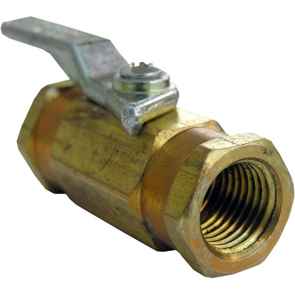LASCO 17-0913 1/4-Inch Female Pipe Thread by 1/4-Inch Female Pipe Thread Brass Ball Valve