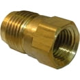 thumbnail image 1 of Lasco Fittings Brass Adapter - 3/8" Flare x 1/4" Female Pipe Thread - Gold, 1 of 1