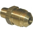 thumbnail image 2 of Flywheel Supply 3/8" Brass Flare Plug – NPT Male Thread, Soft Copper Compatible, Air Water Fuel Gas 2 of 5