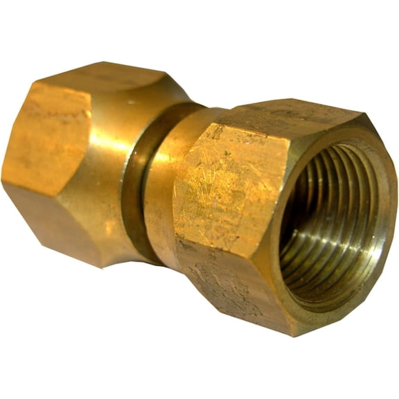 Lasco Fittings Brass Flare Swivel Adapter - Female 5/8-Inch