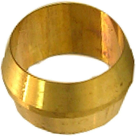 Lasco Fittings Compression Brass Sleeves - 1/4 In. - 2 Piece