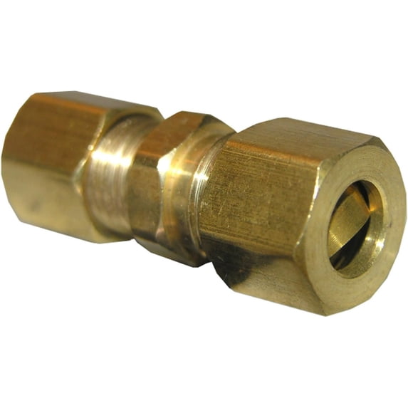 Lasco Fittings Union Brass Compression Fitting - 1/4-Inch x 3/16-Inch