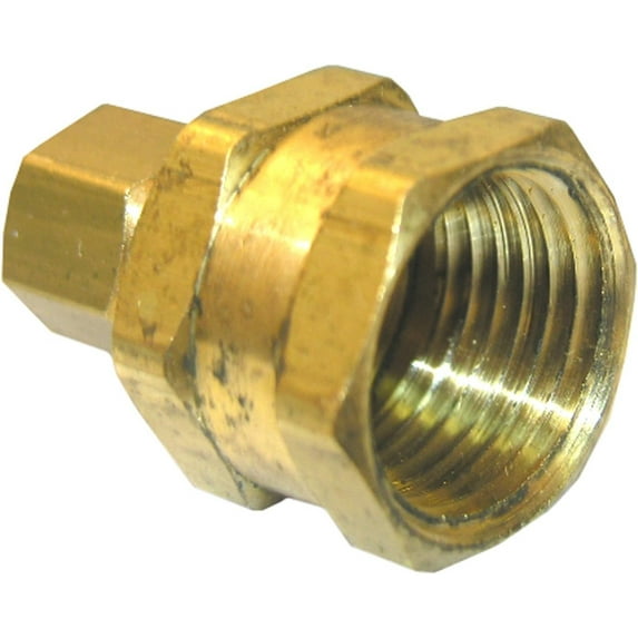 LASCO 17-6623 5/16-Inch Compression by 1/4-Inch Female Pipe Thread Brass Adapter