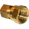 thumbnail image 1 of LASCO 17-6635 3/8-Inch Compression by 3/8-Inch Female Pipe Thread Brass Adapter, 1 of 1
