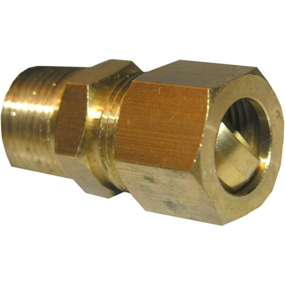 LASCO 17-6851 1/2-Inch Compression by 1/2-Inch Male Pipe Thread Brass Adapter