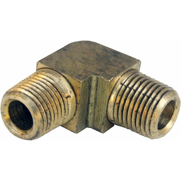 LASCO 17-8801 1/8-Inch Male Pipe Thread Brass 90-Degree Ell/Elbow