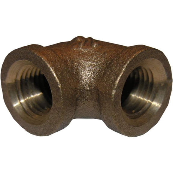 LASCO 17-9005 1/4-Inch Female Pipe Thread Brass 90-Degree Ell/Elbow