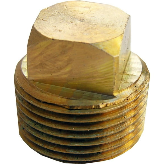 Lasco Fittings Brass Pipe Plug Square Head - 3/4 In. Pipe Thread