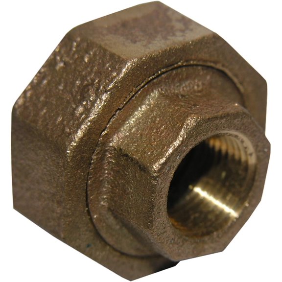 LASCO 17-9207 3/8-Inch Female Pipe Thread Brass Union