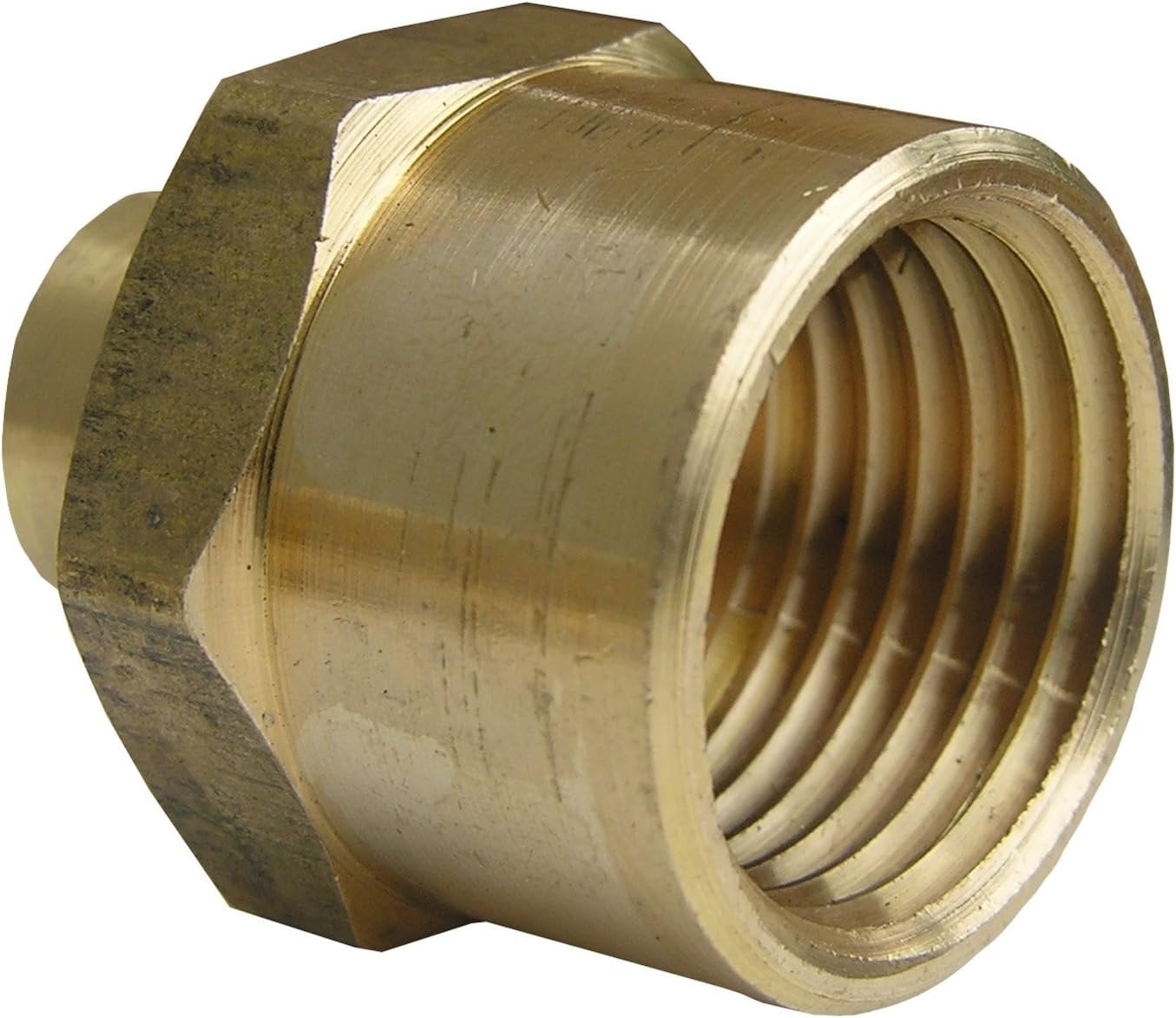 LASCO 1/2-Inch Faucet Lock Nut Kit (03-1911) - Die Cast Nuts And Flat Rosettes For Faucet Installation