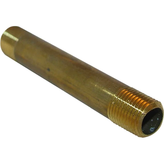 LASCO 17-9317 1/8-Inch by 2-1/2-Inch Yellow Brass Pipe Nipple