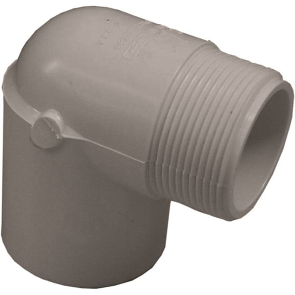 Genova Products 32707 PVC 90-Degree Street Elbow, 3/4"
