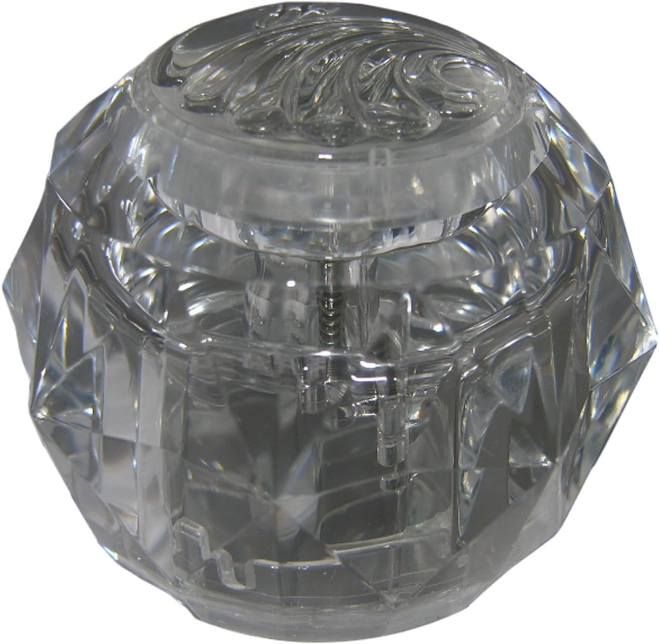 LASCO HC169A Plastic Widespread Faucet Handle with Hot and Cold Buttons for Delta Brand