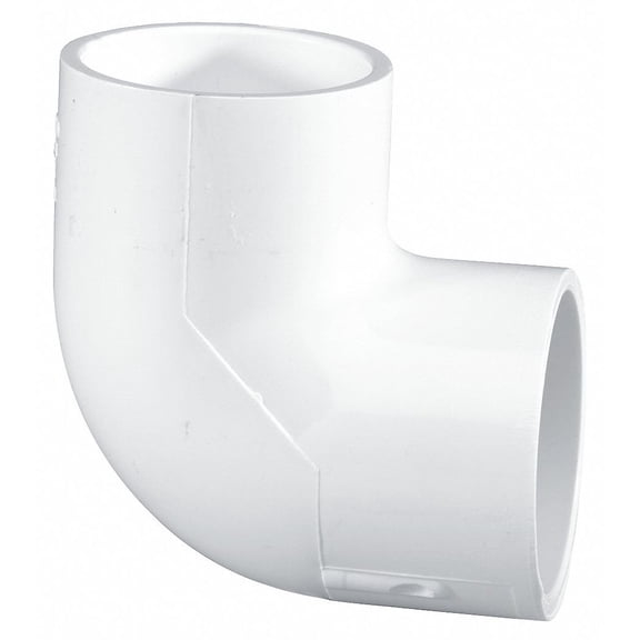 LASCO PVC Elbow, 90, Socket x Socket, 1-1/2" Pipe Size - Pipe Fitting