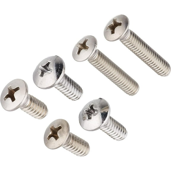 Lasco Fittings Assorted Chrome Screw Handle Assortment - Brass, Silver - Assorted Pieces