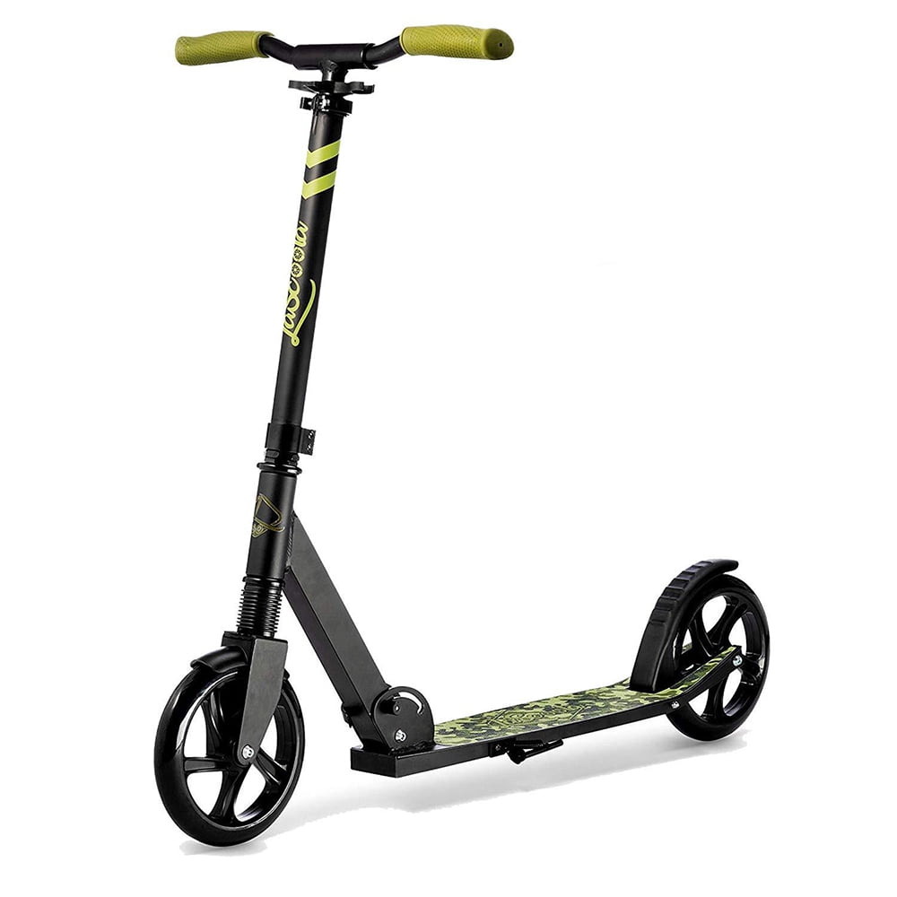 LASCOOTA Premium Teen Adult Folding Kick Scooter for Age 8 Year and up Camouflage