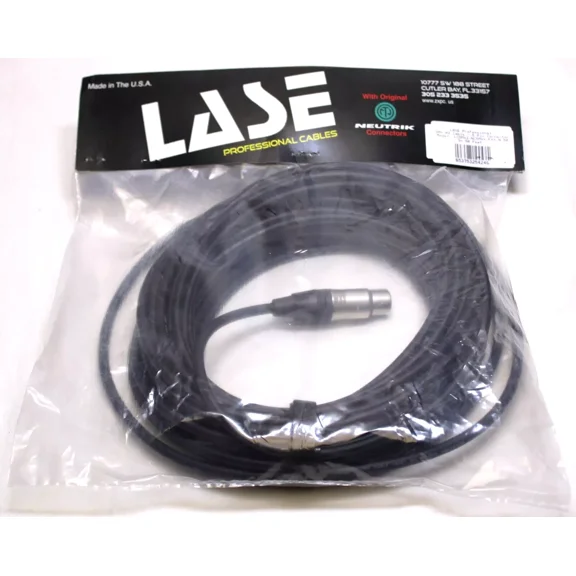 LASE 50 Ft DMX 5 Pin XLR Lighting Cable W/ NEUTRIK LCDMX2-NC5MXX-FXX-N 15