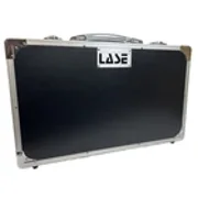 LASE ABS Small Chrome Case For Guitar Effects Pedals L 21 x W 12 x H 4 EP-54