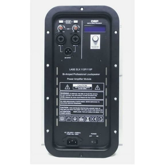 LASE Electro Voice Amplifier Module Intended For EV ELX112P/115P Power Speaker w/ DSP