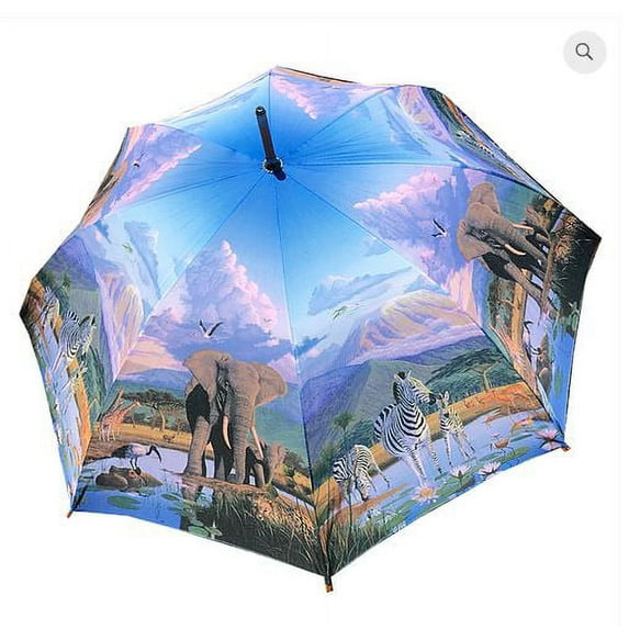 LASELVA DESIGNS- African Wildlife Stick Umbrella