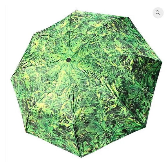 LASELVA DESIGNS- Marijuana Folding Umbrella