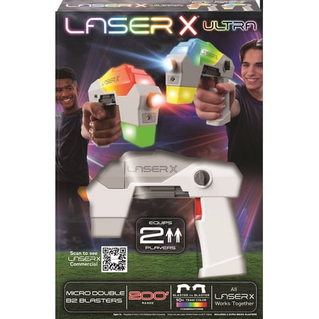 Laser X Ultra Micro Laser Tag Set – Infrared Blasters for Indoor & Outdoor, Kids Ages 6 and Up