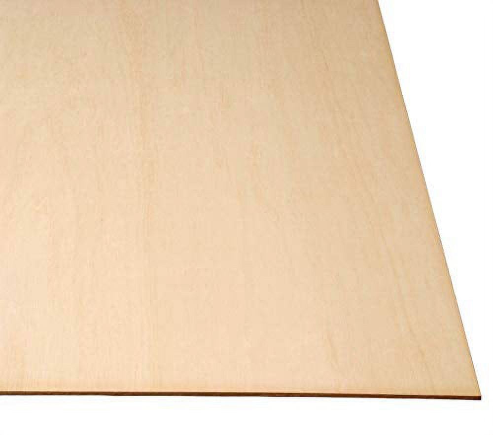 Mahogany Basswood Sheets for Crafts 1/8 inch, 3mm Plywood Sheets for Laser Cutting & Engraving, Wood Burning, Architectural Models, Drawing - 6 Pack