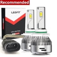 thumbnail image 1 of LASFIT 9006 HB4 LED Headlight Bulbs, Low Beam/Fog Light, Internal Driver, 60W 6000LM 6000K (2 Bulbs), 1 of 9