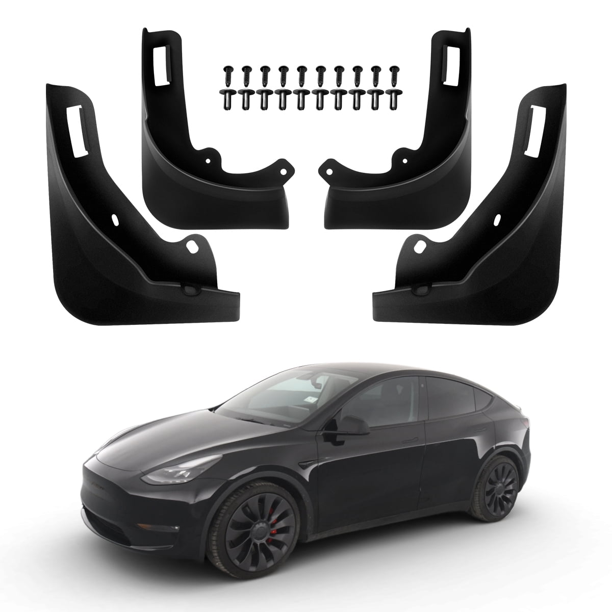 Tefun For Tesla Model Y 2020-2022 Invisible Mud Fenders