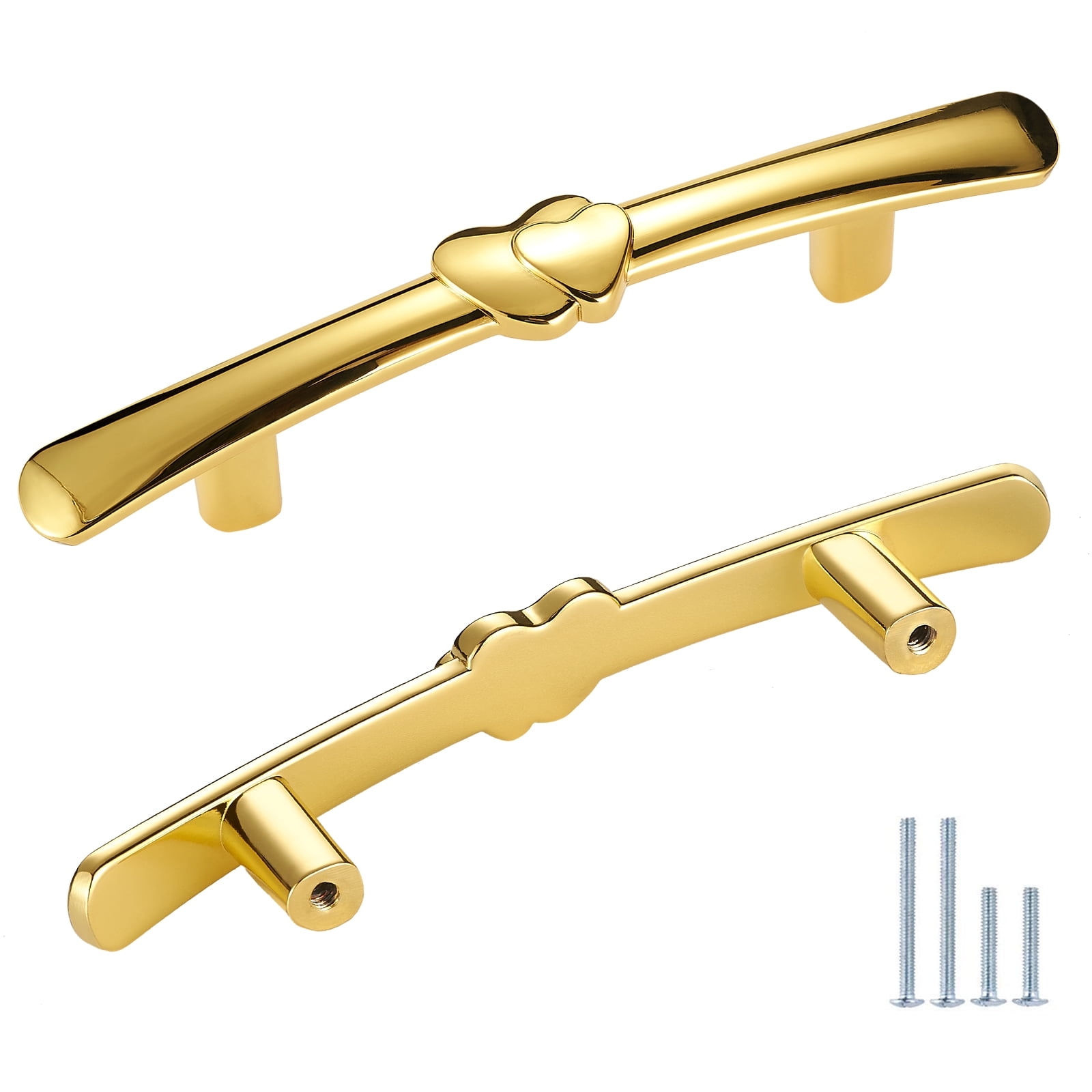 LASHOW 10 Pack 3 Inch Center to Center Gold Pulls,5 Inch