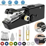LASIEYO Handheld Electric Sewing Machine Set Portable Mini Handheld Sewing Machine